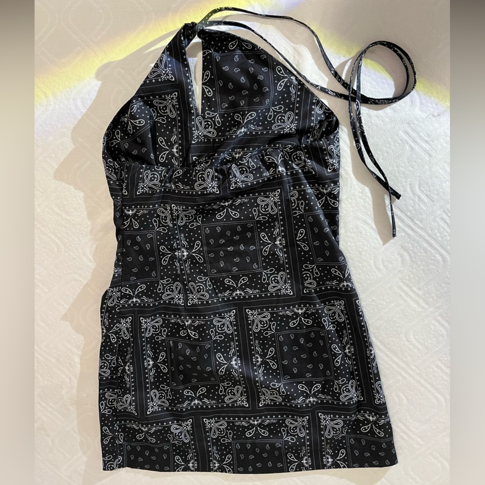 Elodie Mini dress bandana print